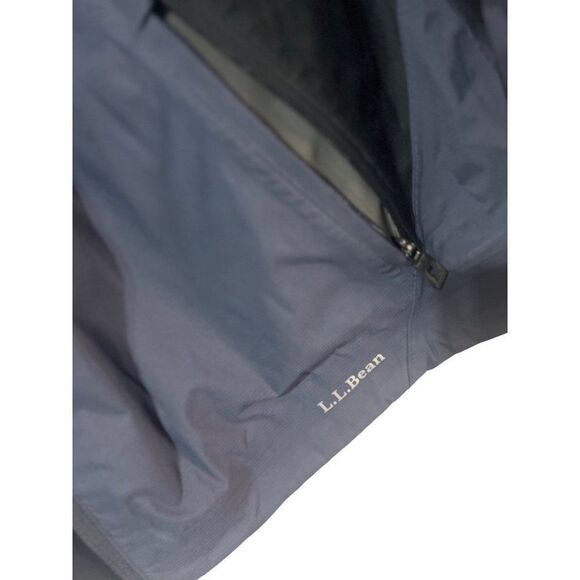 L.L Bean Women’s Large Hooded Rain Coat Waterproof Zip Up - Picture 2 of 7